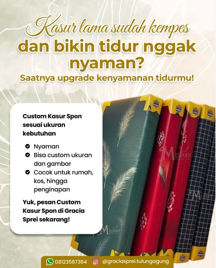 <p>Sering kali kita baru sadar pentingnya kasur ya
